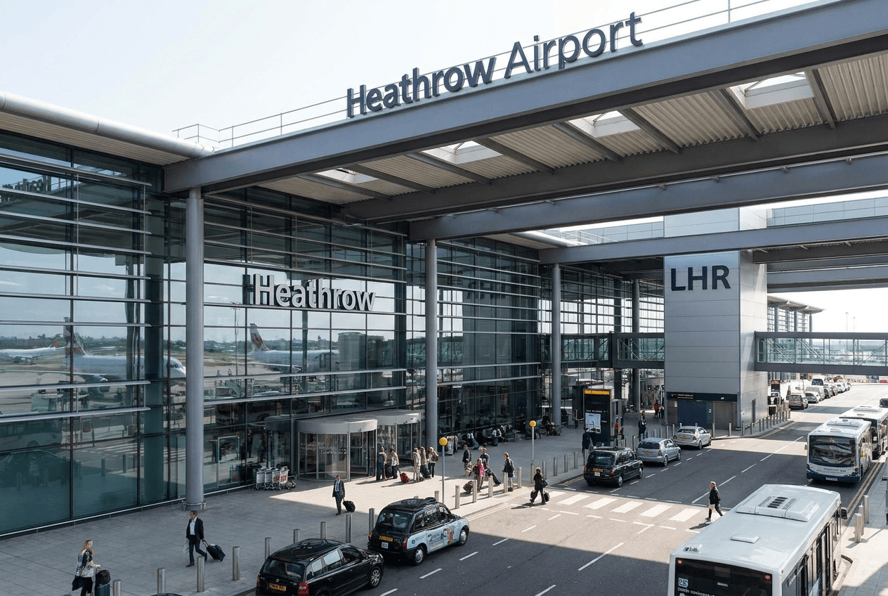 London airport terminal